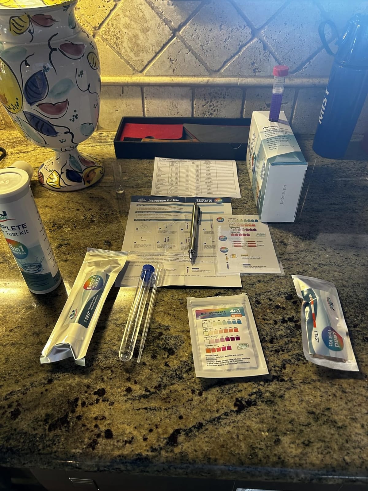 22 in 1 Water Test Kits - 125 Strips Drinking Water Test Kit, Home Tap and Well Water Tester for Bacteria pH Hardness Lead Iron Copper Chlorine Cyanuric Acid customer photo 2