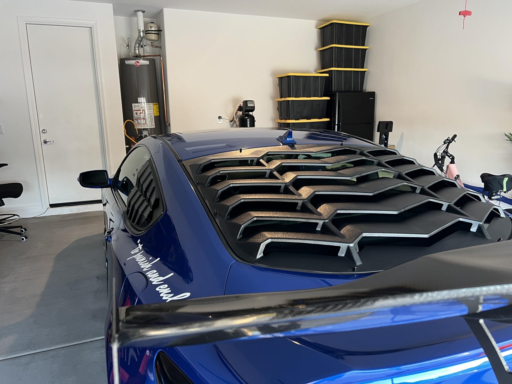 E-cowlboy Rear Window Louvers Hardware Kits Installation Accessories with Double Sided Mounting Tape 3M for Ford Mustang Dodge Challenger Camaro (12pcs) customer photo 2