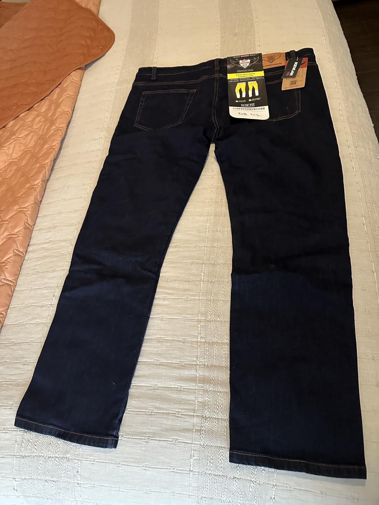 GREAT BIKERS GEAR - Men Engineered Protective Jeans Aramid Lining Motorcycle Biker Trousers Reinforced Protection Lining Knee customer photo 1