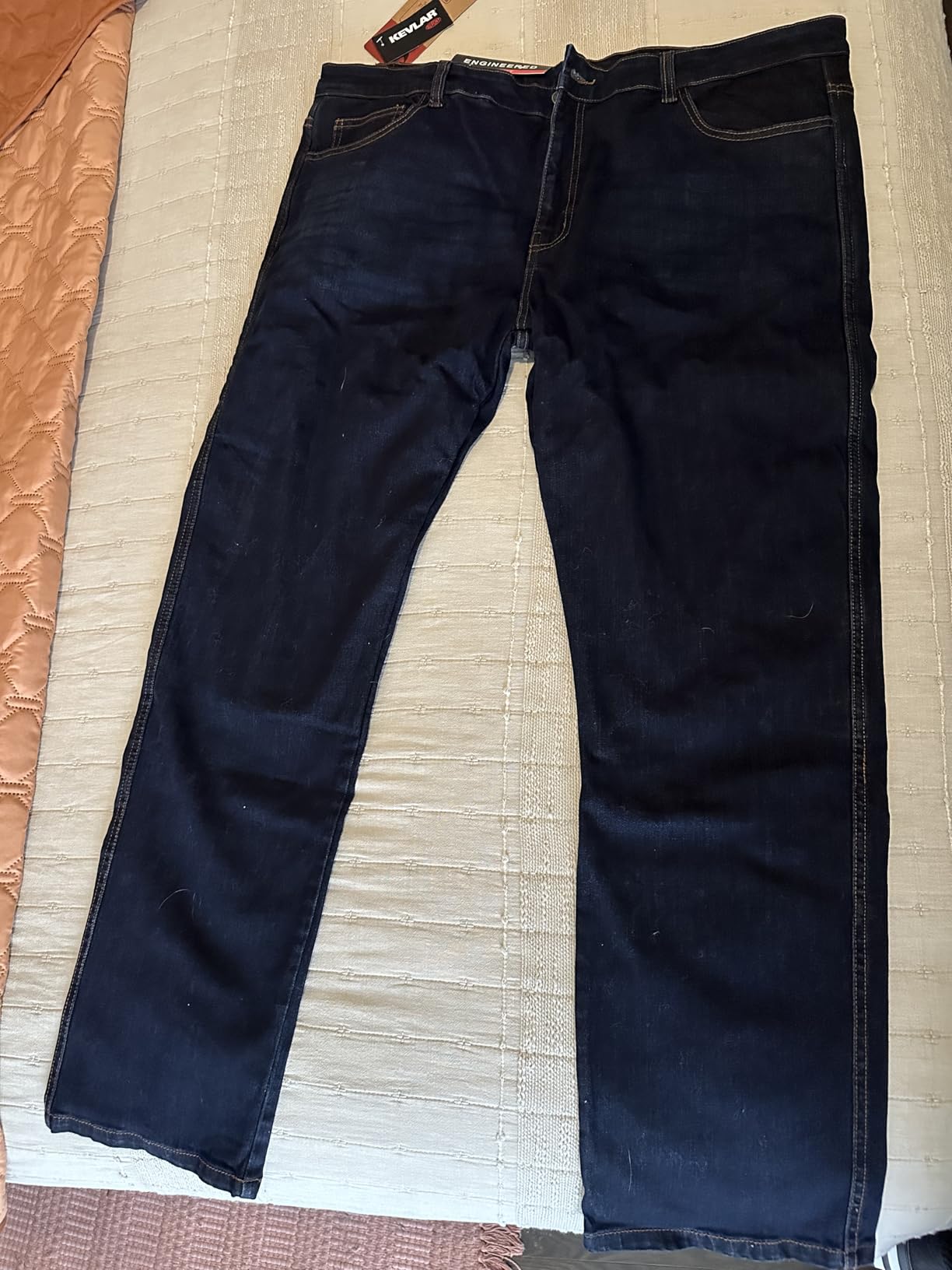 GREAT BIKERS GEAR - Men Engineered Protective Jeans Aramid Lining Motorcycle Biker Trousers Reinforced Protection Lining Knee customer photo 2