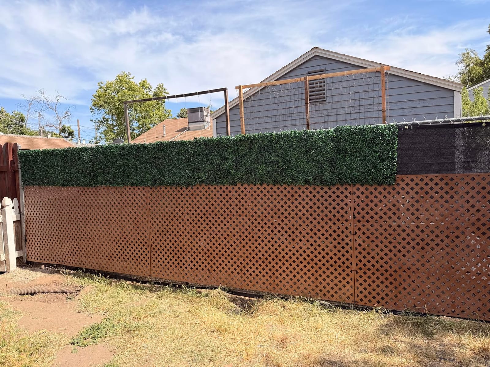 Sunnyglade 6 ft x 50 ft Privacy Screen Fence Heavy Duty Fence Cover Black customer photo 2