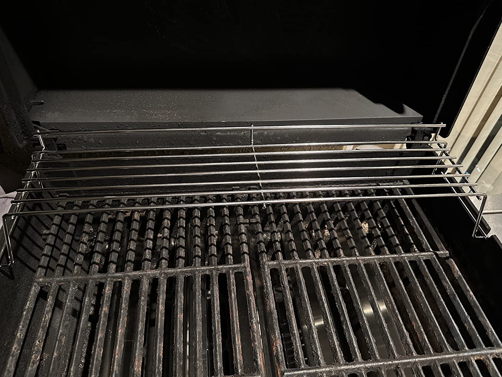 QuliMetal Stainless Steel Warming Rack for Weber Genesis 300 Series customer photo 2