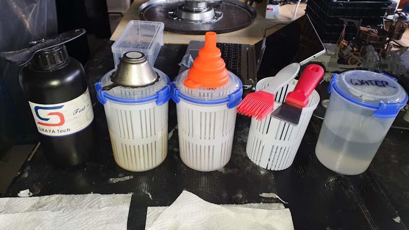 Boao 6 Pack Resin Funnels Filter 3D Printer Accessories Include Collapsible Silicone Funnels and Stainless Steel Filter Cups for Pouring Resin Back into Bottle(Blue, Orange, Green) customer photo 1
