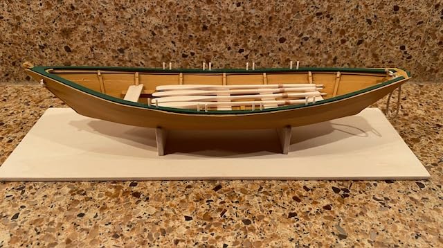 Starter Kit Wooden Ship Model for Adults - Lowell Grand Banks Dory 1:24 Scale - Made in USA - Includes Tools, Paint, Glue and Illustrated Instructions customer photo 1
