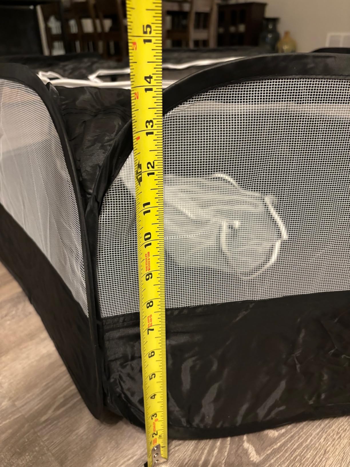 Amakunft Small Animal Pop-Up Playpen with Mesh Cover, 47'' x 23.6'' x 15'' Chicken Brooder Box, Play Pen Indoor Outdoor for Guinea Pigs, Bunny, Rabbits, Ferrets, Chinchillas, Kittens customer photo 2