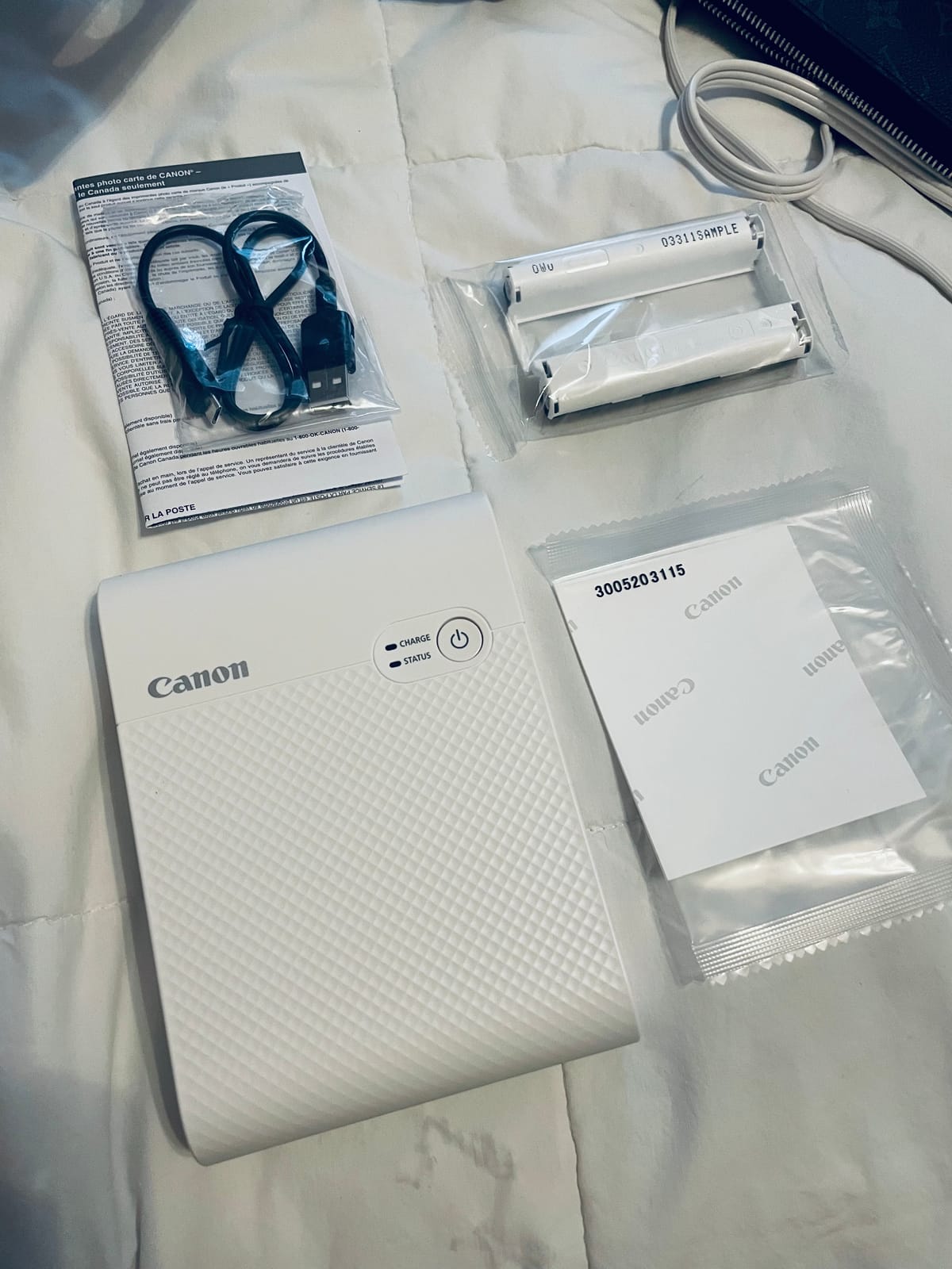 Canon SELPHY Square QX10 Compact Portable Photo Printer, Instant Photo Printer, Mobile Friendly, AirPrint, Black customer photo 1