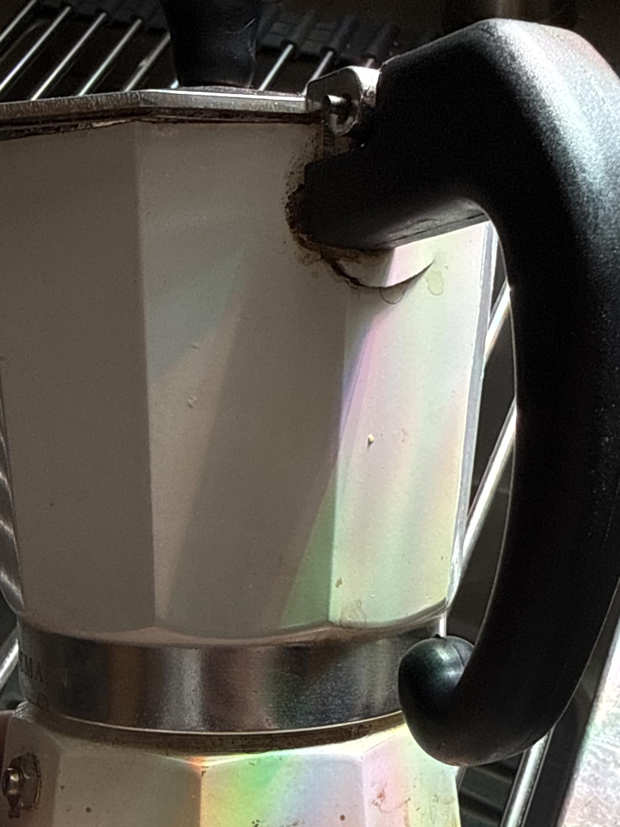 Bellemain Stovetop Espresso Maker, Italian Moka Pot, 3-Cup Silver customer photo 1