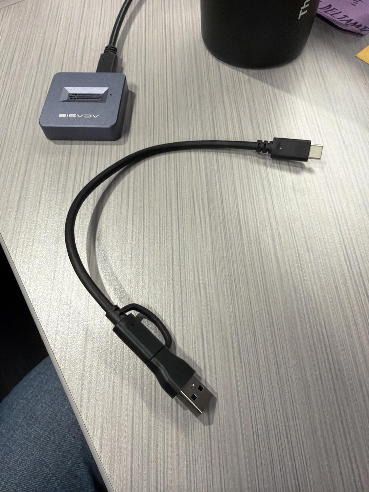 ACASIS 10Gbps M.2 NVMe & SATA SSD to USB Docking Station, NVMe SSD Reader | 10Gbps, Tool-Free Drive Access, Fast SSD Swaps, Open Dock Cooling, Aluminum Alloy, Plug & Play, Supports NVMe & SATA SSDs customer photo 2