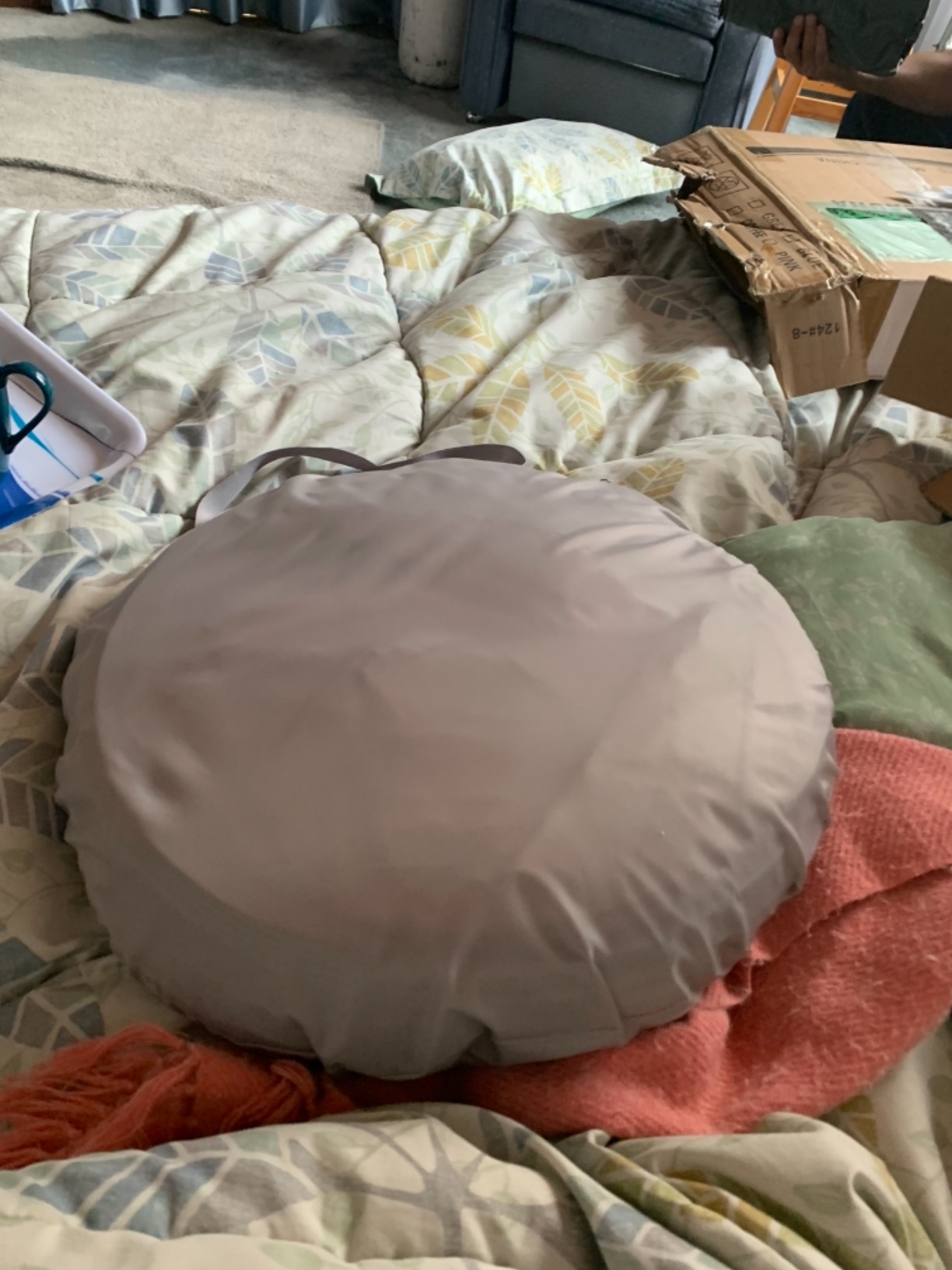 Smartmak Portable Sauna Tent, Foldable One Person Full Body Spa for Detox Therapy Without Steamer - Grey customer photo 1