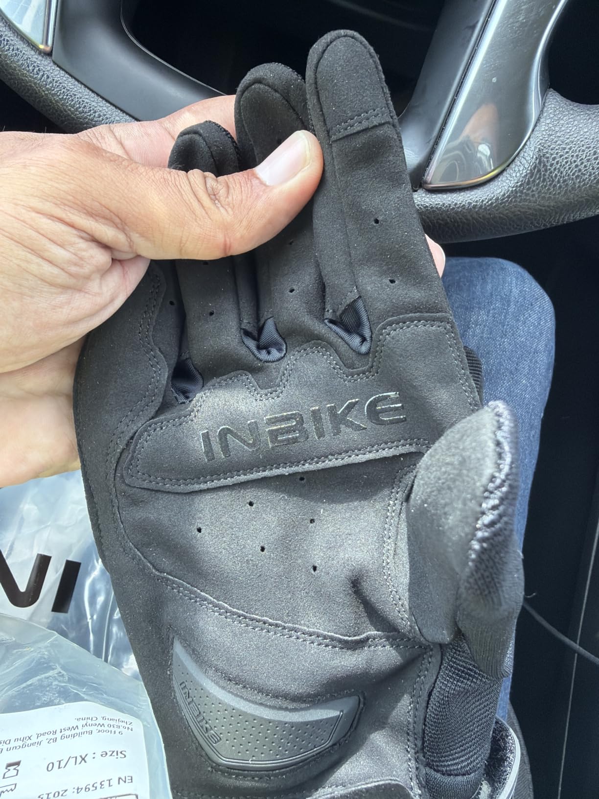 INBIKE Motorcycle Gloves Breathable Mesh Touchscreen Hard Knuckles customer photo 1