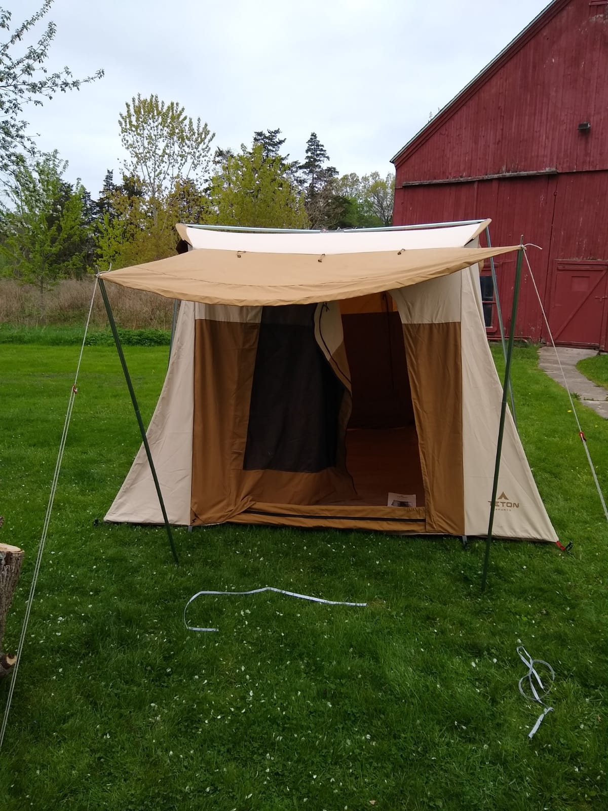 Teton Sports Canvas Tents, Tent for Family Camping in All Seasons, The Right Shelter for Your Base Camp, Waterproof customer photo 2