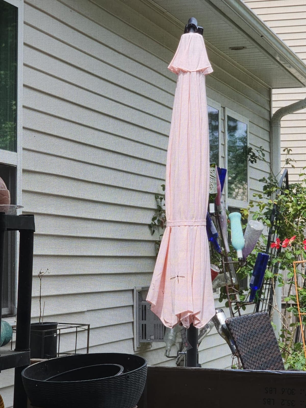 Best Choice Products 10ft Solar LED Offset Cantilever Hanging Market Patio Umbrella, 8 Sturdy Ribs, Easy Adjustment - Deep Taupe customer photo 2