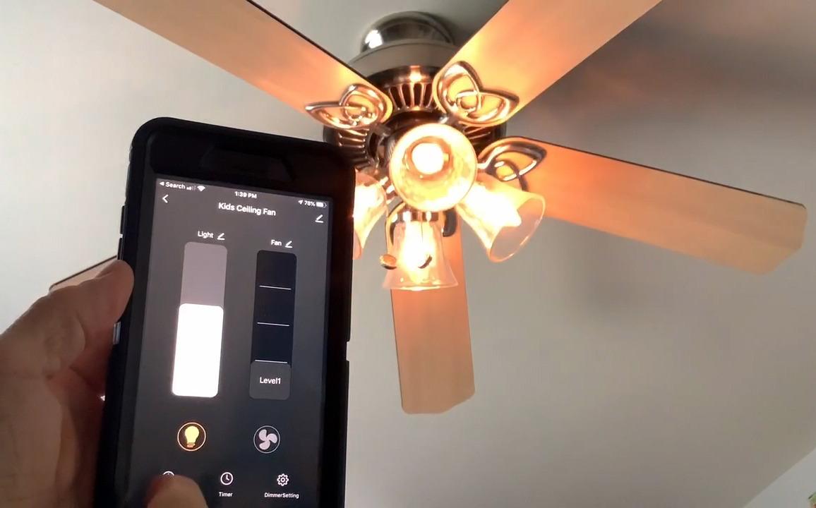 Smart Ceiling Fan Control and Dimmer Light Switch, Neutral Wire Needed, TREATLIFE 2.4Ghz Single Pole Wi-Fi Fan and Light Switch Combo, Works with Alexa, Google Home and SmartThings, Remote Control customer photo 2