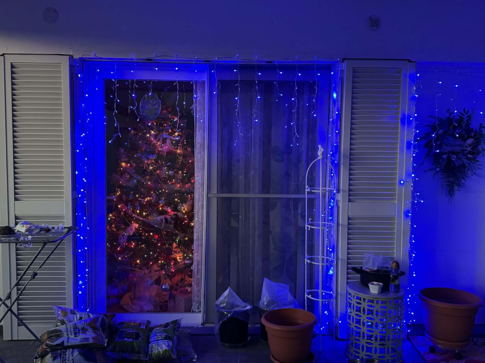 Ollny Icicle Lights for Outside, 306LED 25FT Waterproof Christmas Light customer photo 1