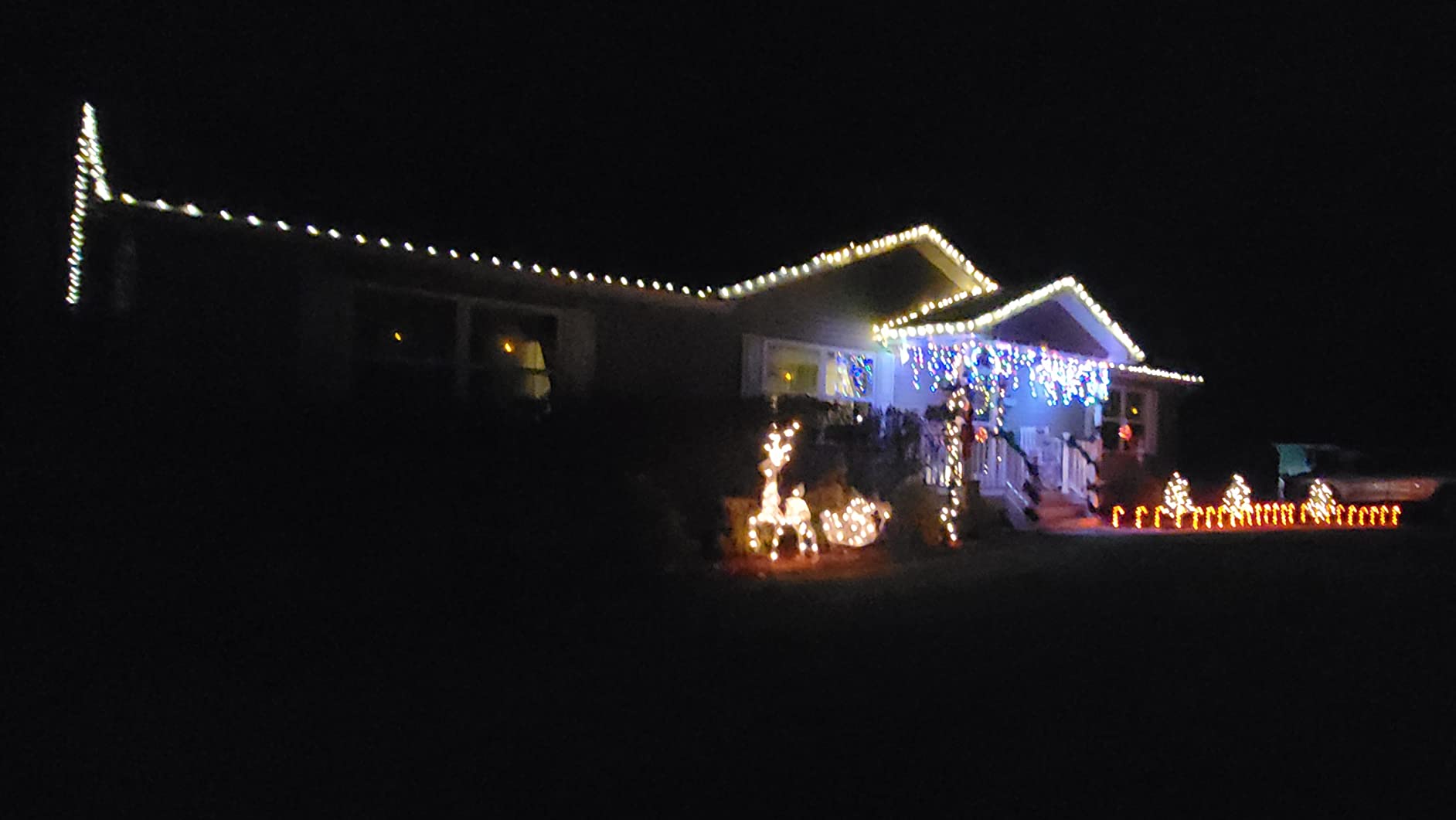 Ollny Icicle Lights for Outside, 306LED 25FT Waterproof Christmas Light customer photo 2