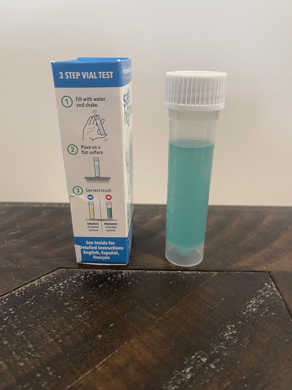 Safe Home DIY Bacteria in Water Test Kit - Results as Fast as 6 Hours - Detects 50 Different Species of Coliform Bacteria - EPA Lab Certified - Made in the USA customer photo 1