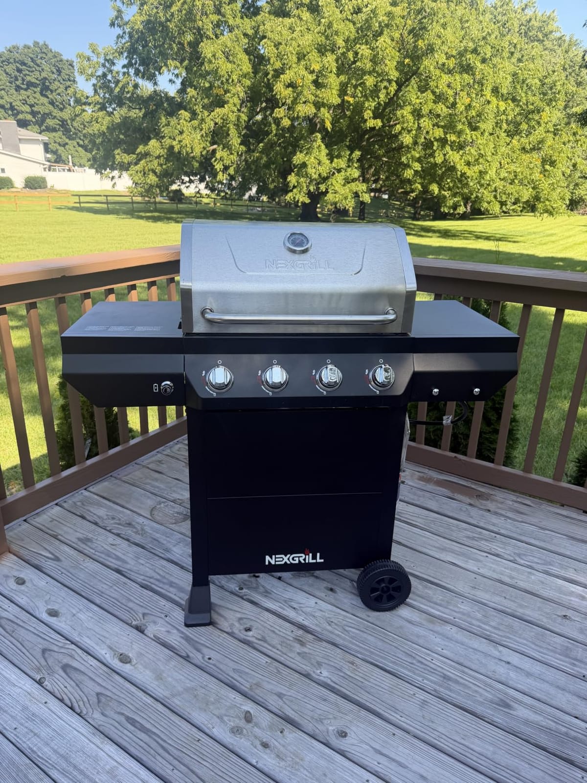 NettyPro BBQ Grill Cover 52 inch Heavy Duty Waterproof Outdoor 2-3 Burners Gas Grill Cover for Outside Weber, Char-Broil, Brinkmann, Nexgrill Barbecue, Brown customer photo 1