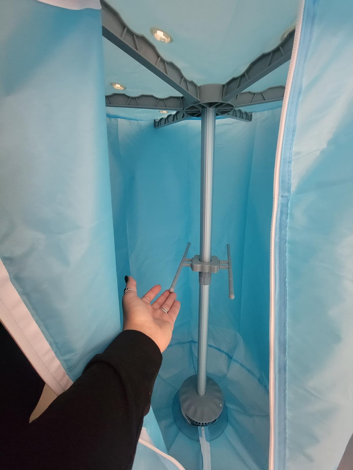COSTWAY Portable Clothes Dryer, Ventless Laundry Dryer, Hot Drying Machine with Heater for Home & Dorms customer photo 1