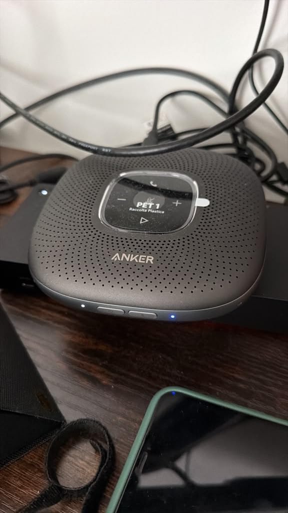 Anker PowerConf Speakerphone, Zoom Certified Conference Speaker with 6 Mics customer photo 2