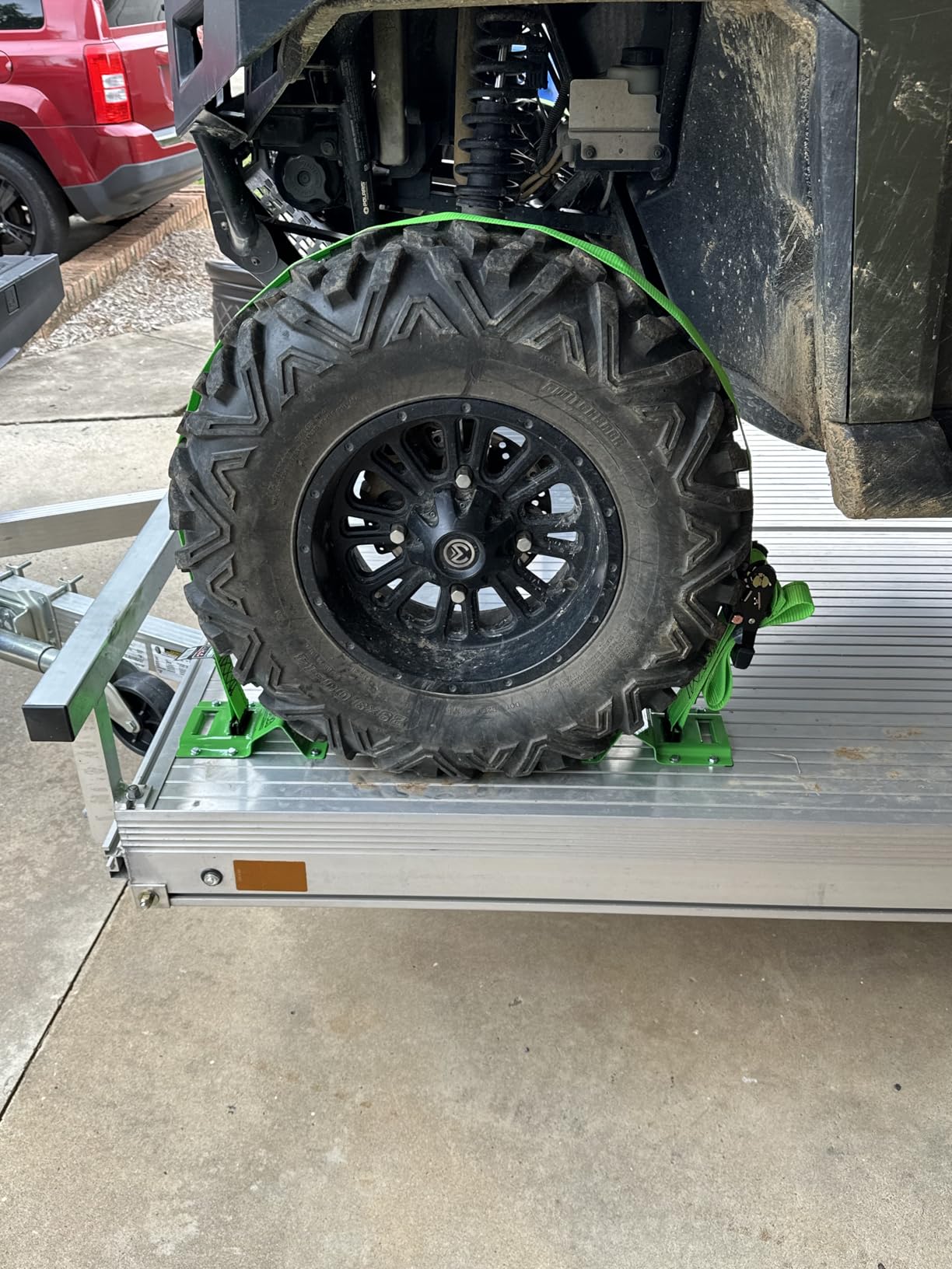 Rhino USA Wheel Chock Tie Down Kit (4,500lb) - 2 Straps & 4 Chocks customer photo 2