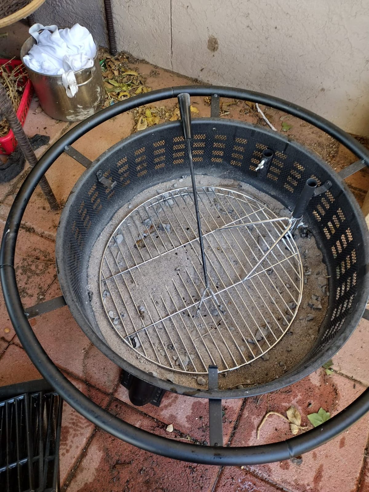 Hykolity 2 in 1 Fire Pit with Grill, Large 31