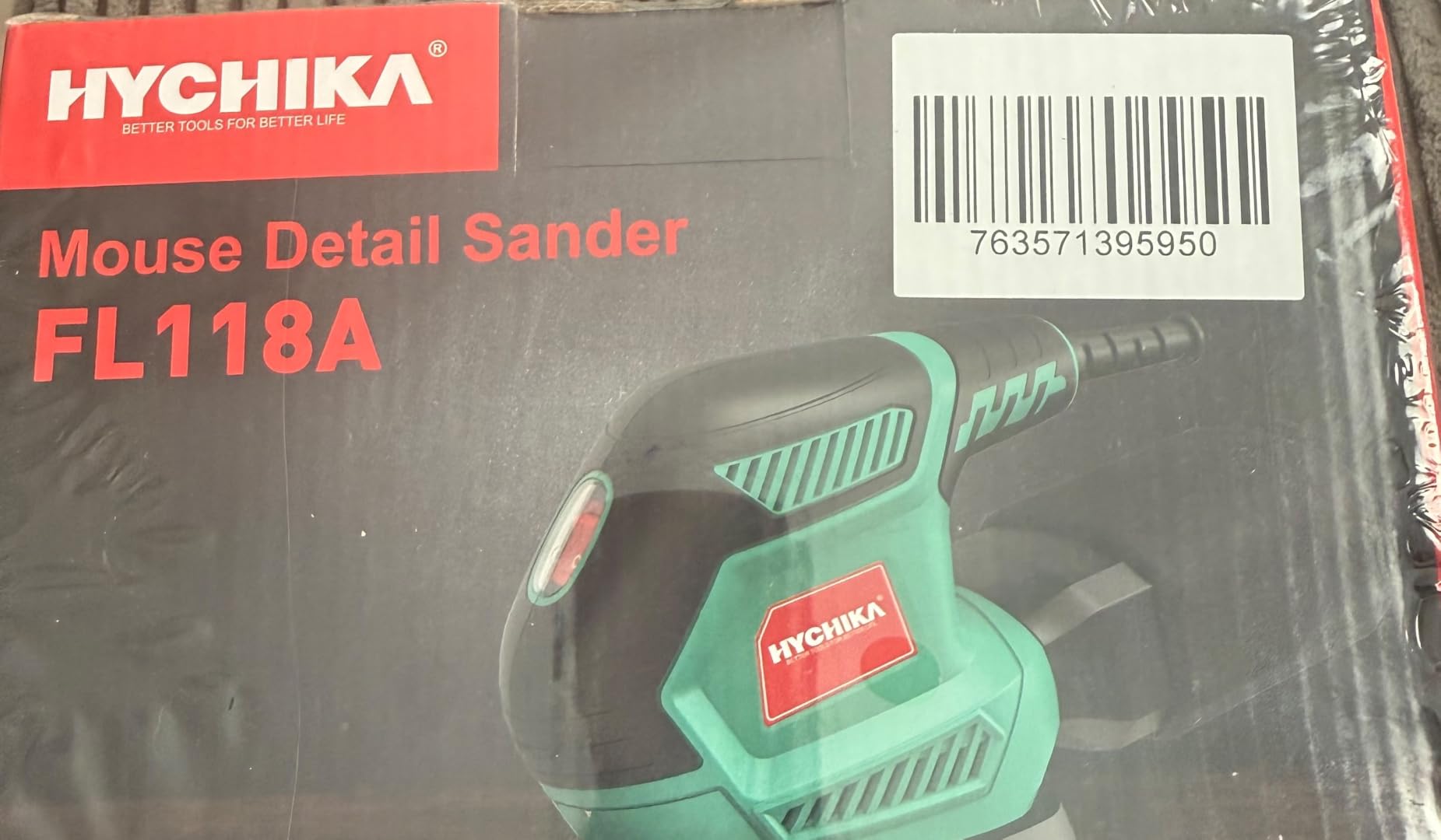 HYCHIKA Detail Sander, 14,000 OPM Compact Electric Sander Tool with 12 Pcs Sandpapers,Efficiency Dust Collection System,Suitable for Tight Spaces Sanding,Polishing,Removing Paint in Home Decoration customer photo 1