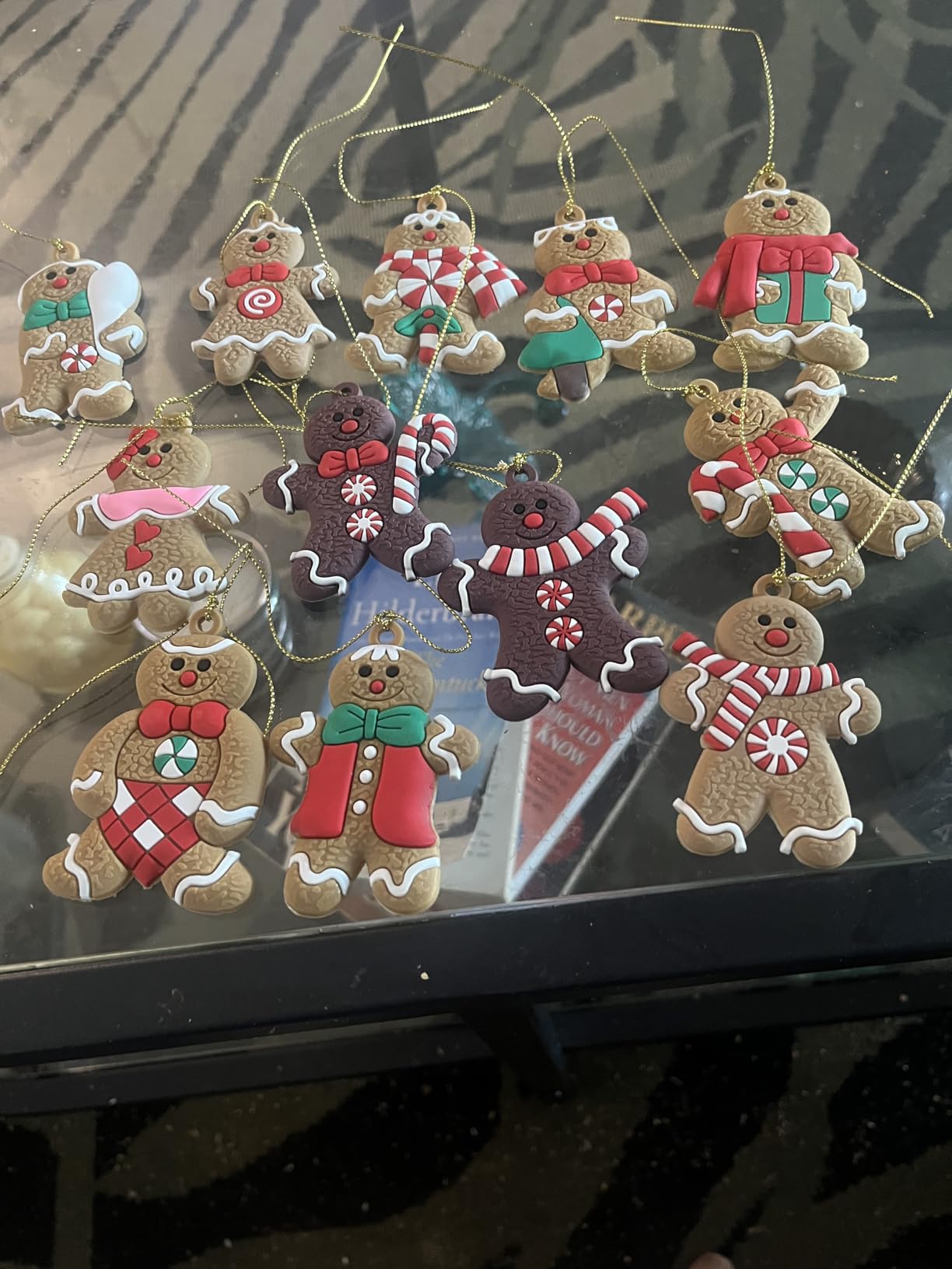 kockuu 16pcs Gingerbread Man Ornaments for Christmas Tree Decorations customer photo 1