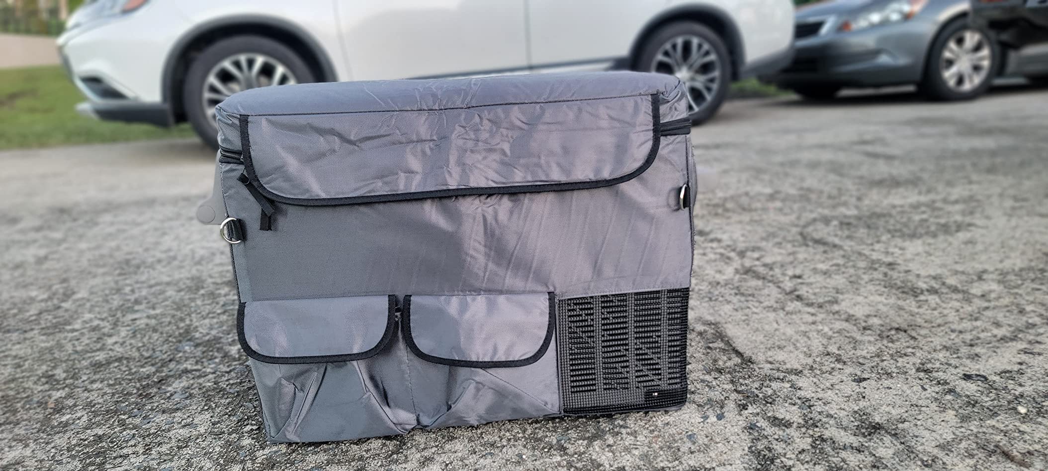 CF45 Insulated Protective Cover Insulated Transit Bag for Alpicool CF45, Euhomy 45Liter(48qt), AstroAI 48 Quart, VBENLEM 45L(48qt) Car Refrigerator customer photo 2