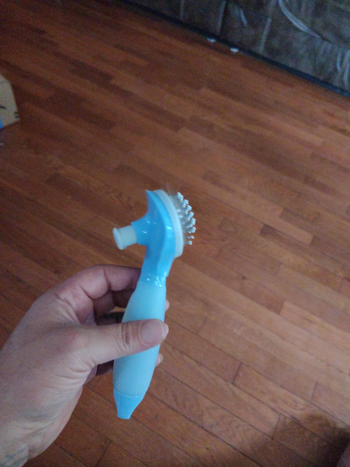 Cat Brush for Shedding, Self Cleaning Brush for Long & Short Hair Cats customer photo 1