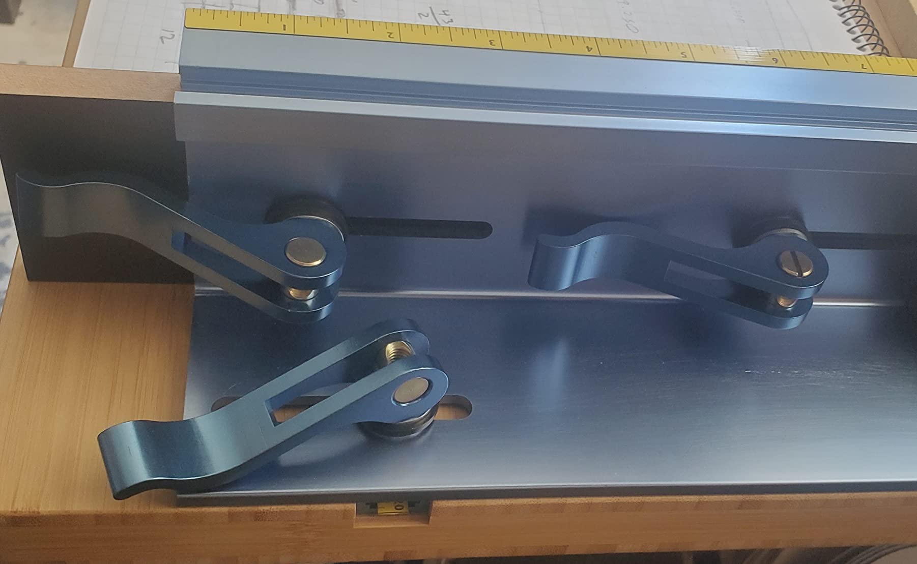 POWERTEC Router Table Fence Kit Deluxe System 3-3/8” Tall 24