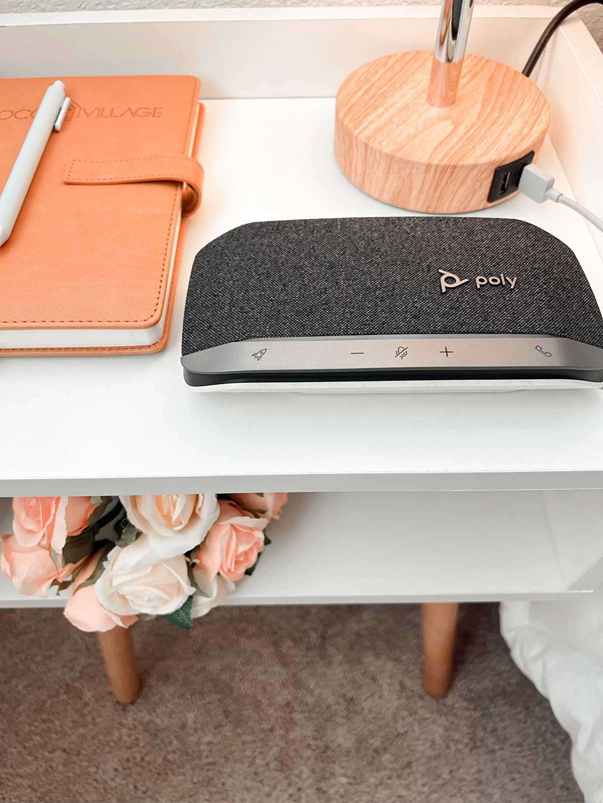Poly - Sync 20 Bluetooth/USB-A Speakerphone - Personal Portable Speakerphone - Noise & Echo Reduction - Connect to Cell Phones via Bluetooth or Computers via USB-A Cable - Works with Teams, Zoom customer photo 2