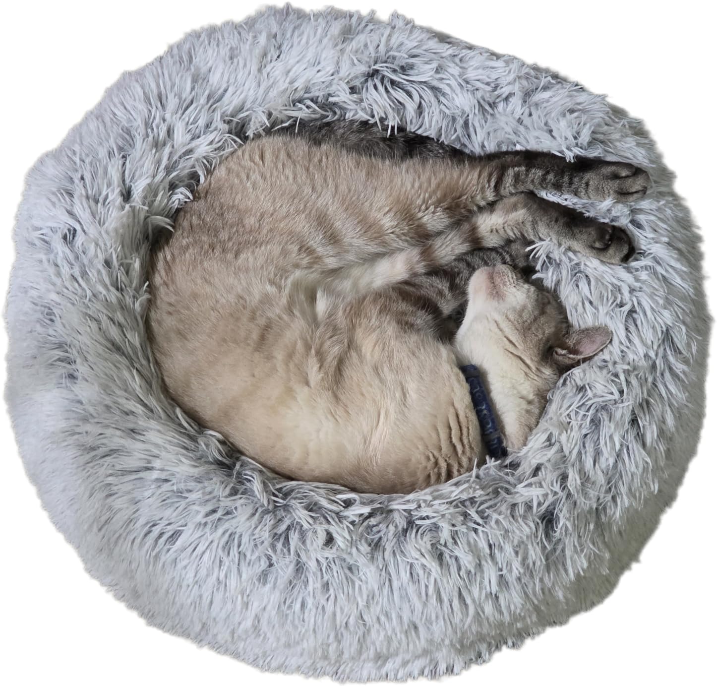 Western Home Calming Soft Round Dog & Cat Bed Small Dog Bed Washable, 20