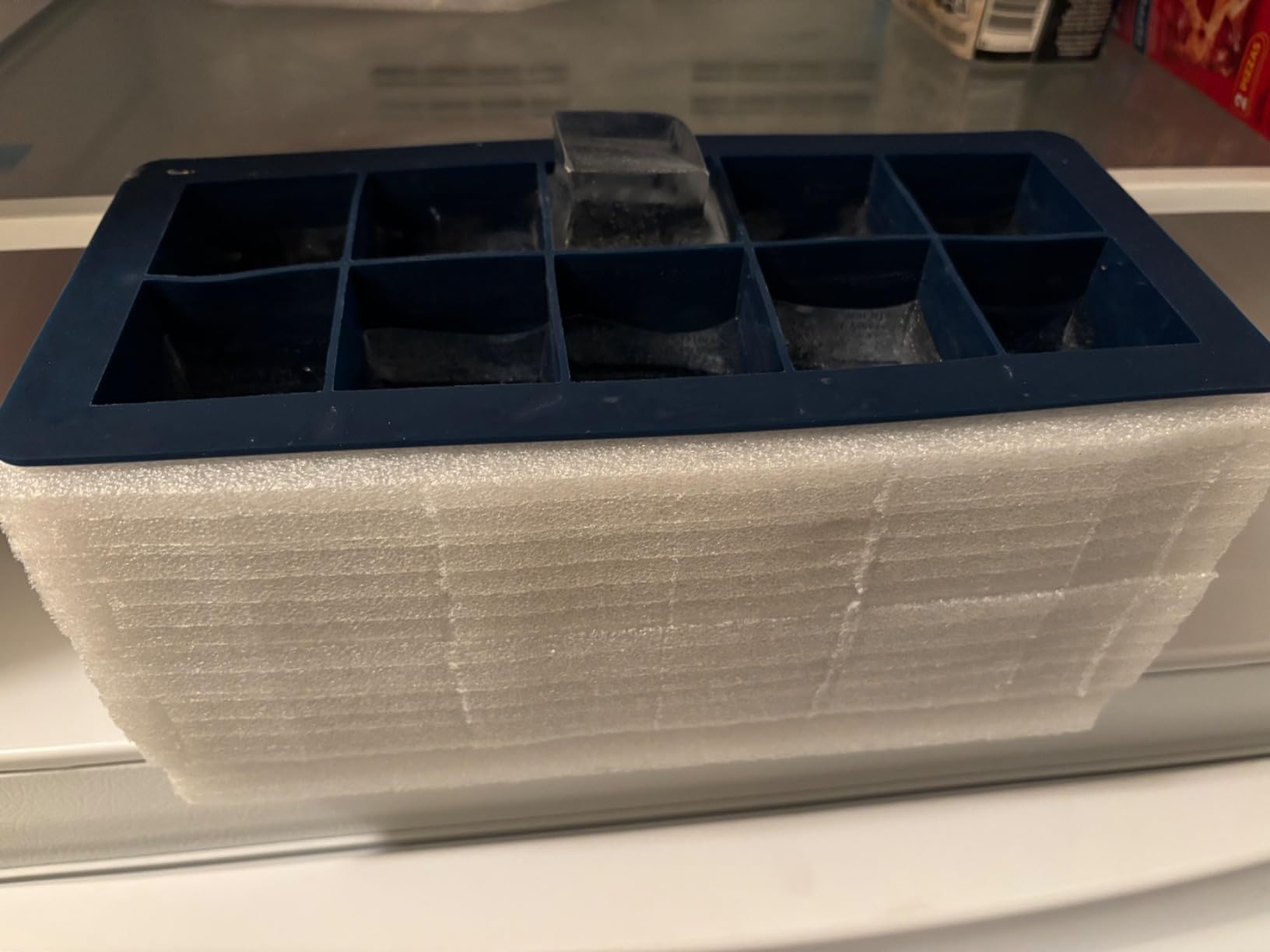 Clear Ice Cube Maker Silicone - Crystal Clear 2 Inch Ice Cube Tray,10 Large Ice Cubes Mold for Whiskey and Cocktail customer photo 1