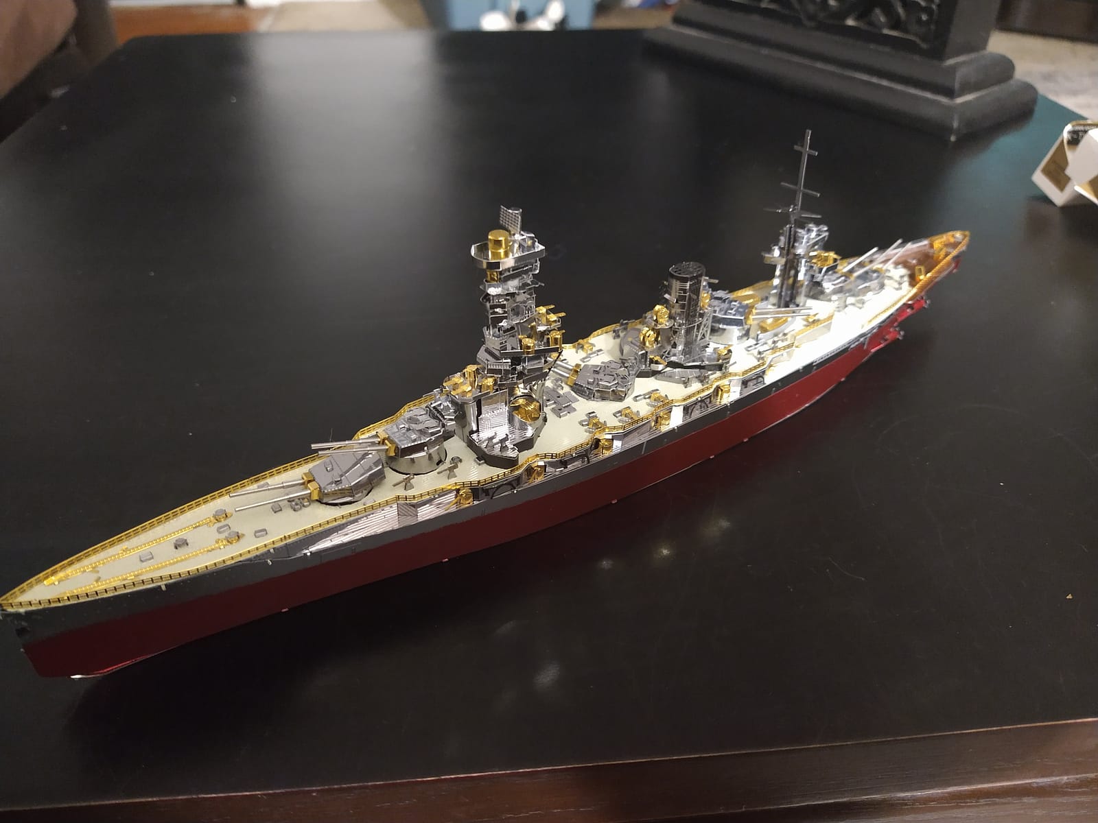 Piececool 3D Metal Puzzle Military Watercraft Model Kits, Yamato Battleship Metal Model Building Kit for Adults, Brain Teaser DIY Hobbies for Men, for Teens Boys, 245 Pcs customer photo 2