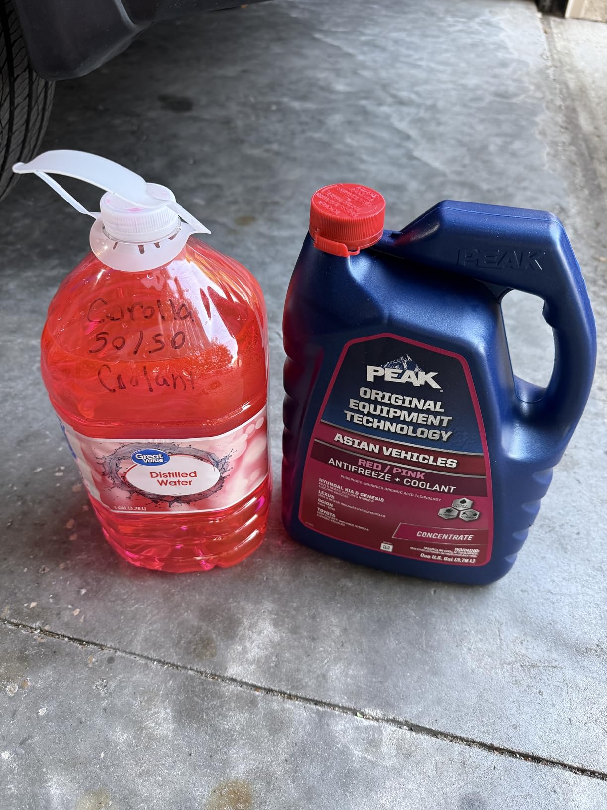 PEAK OET Extended Life Red/Pink Concentrate Antifreeze/Coolant for Asian Vehicles, 1 Gal. customer photo 2