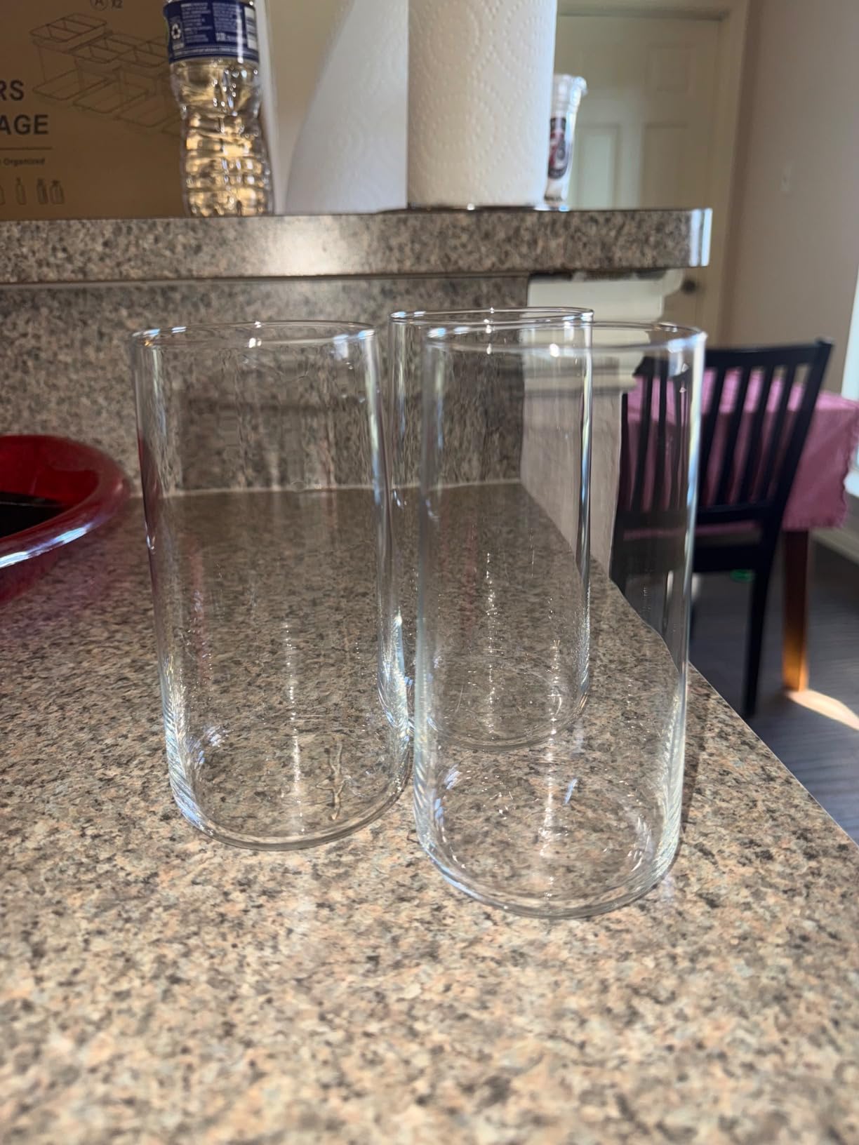 Krosno Water Glasses Set of 6, 18.3 oz, Avant-Garde Collection | Drinking Glasses, Lead-Free Crystal Glassware, Juice Glasses, Highball Glass Set, Dishwasher Safe, Made in Europe customer photo 2