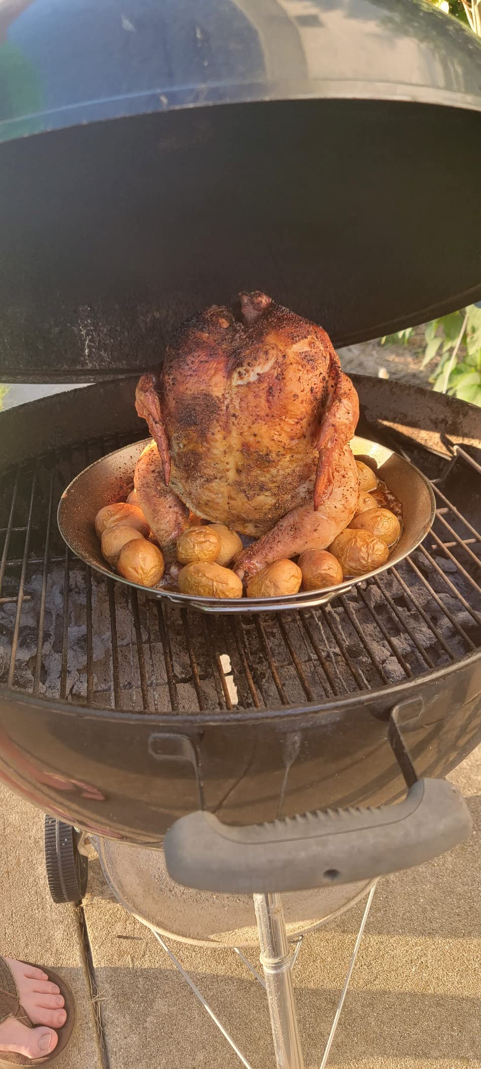 Beer Can Chicken Holder 12 Inch Stainless Steel Grill Roaster Stand customer photo 1