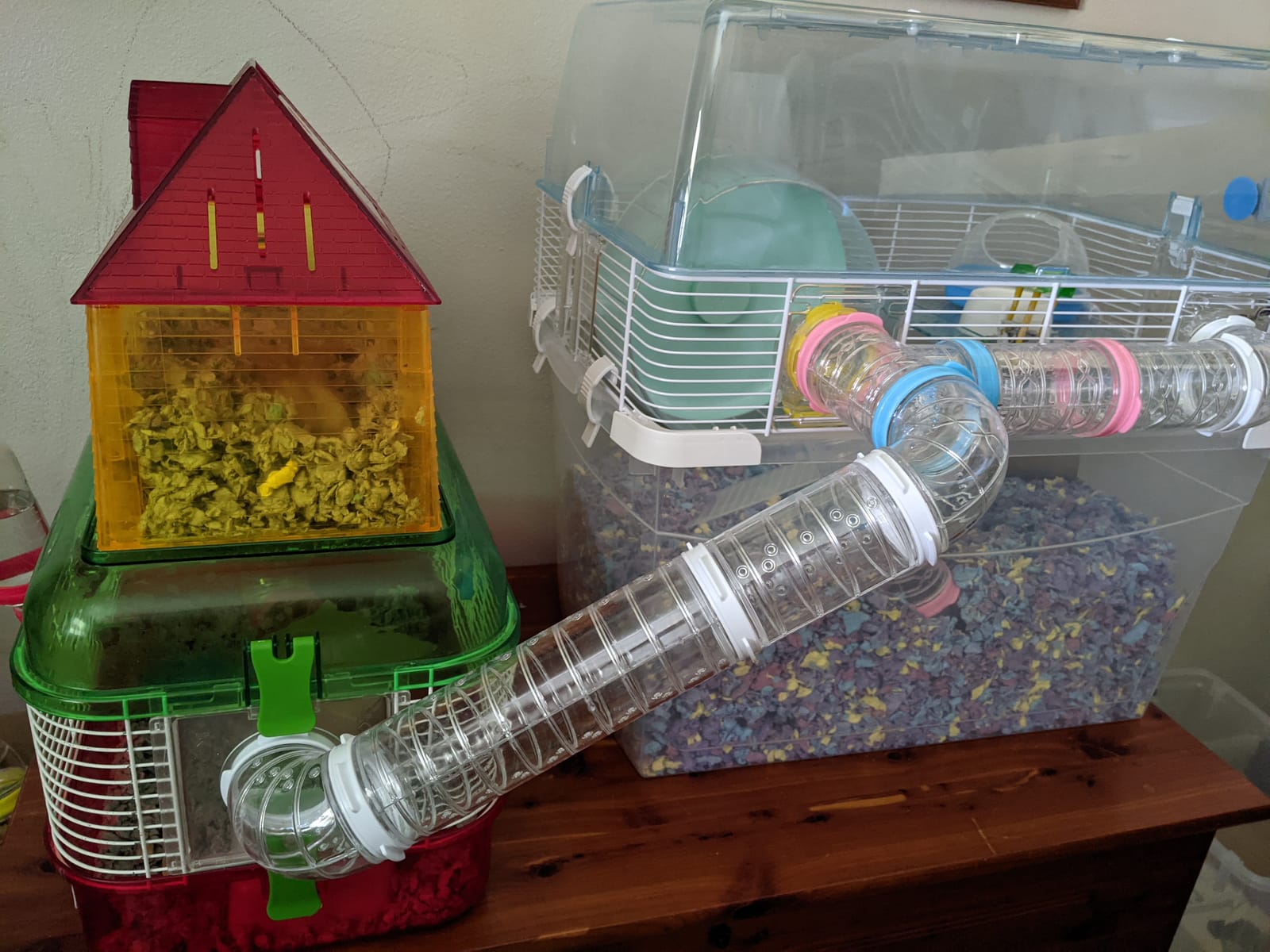 Ferplast Duna Space Hamster Cage, Extra-Deep 11.5-Inch Base Promotes Instinctual Burrowing While Containing Litter & Debris, Includes All Accessories and Play Tunnels, 22.6L x 18.7W x 21.5 Inches customer photo 2