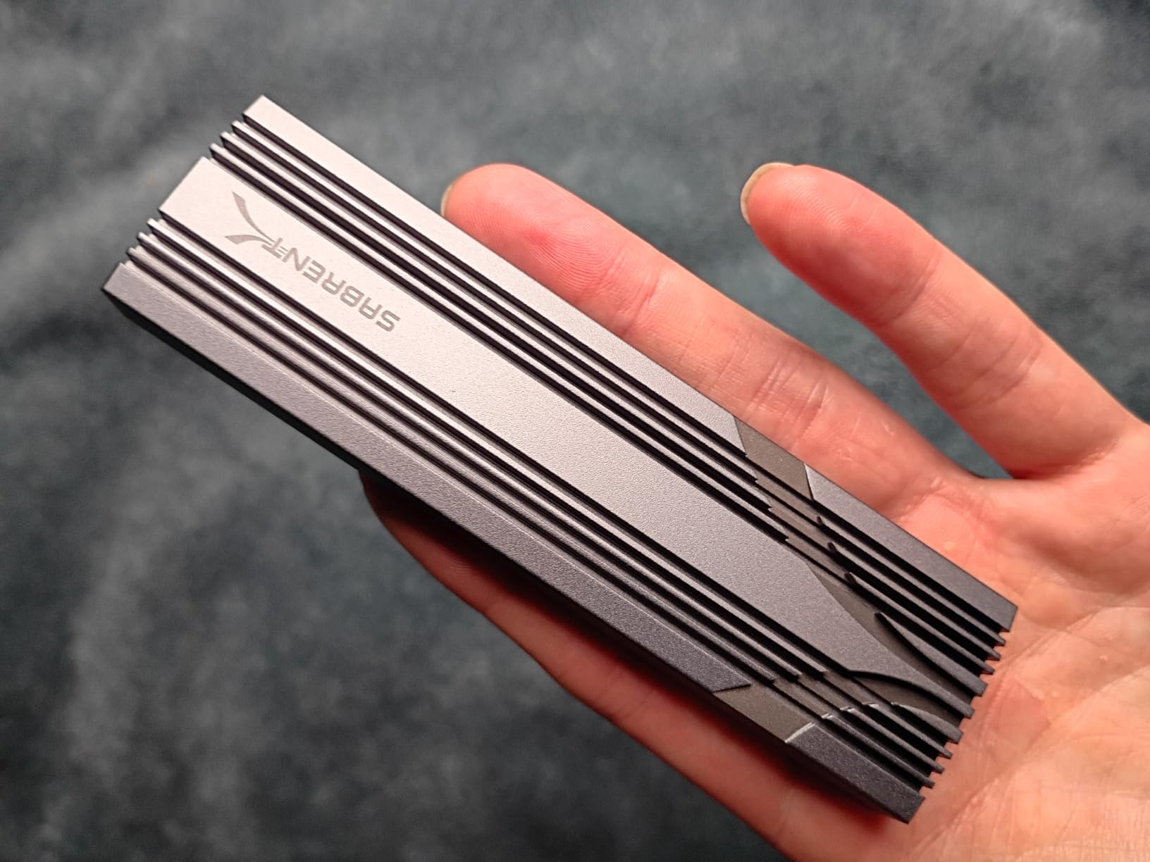 SABRENT USB-C Dual M.2 NVMe SSD Dock, Offline Clone (EC-SSD2) | Two M.2 PCIe NVMe SSD bays; tool-free; offline cloning function; USB-C customer photo 2