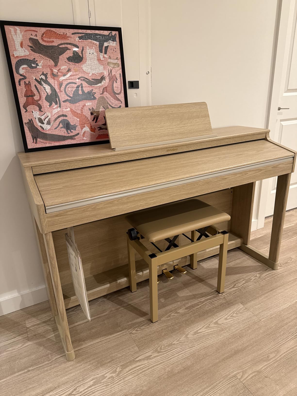 88-Key Digital Home Piano (RP701-WH) customer photo 1