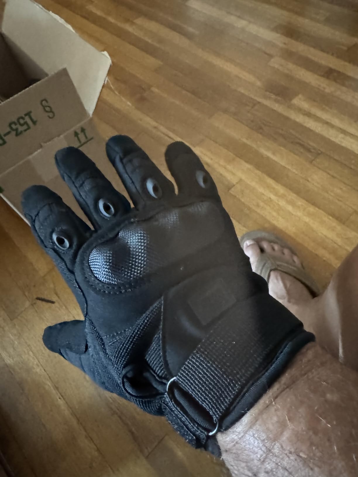 KEMIMOTO Tactical Gloves for Men, Touchscreen Motorcycle Gloves with Hard Shell & Palm Padding for Sports Motorcycle Cycling Tactical Airsoft Paintball Hunting Hiking Camping Climbing customer photo 1
