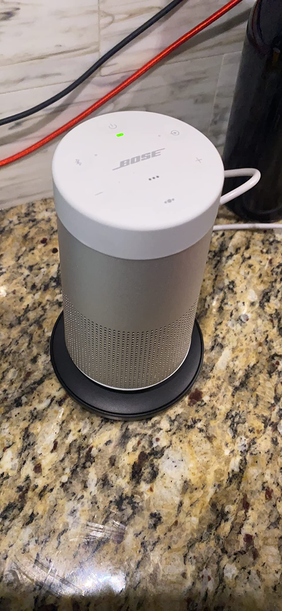 Bose SoundLink Revolve (Series II) Portable Bluetooth Speaker – Wireless Water-Resistant Speaker with 360° Sound, Silver customer photo 2