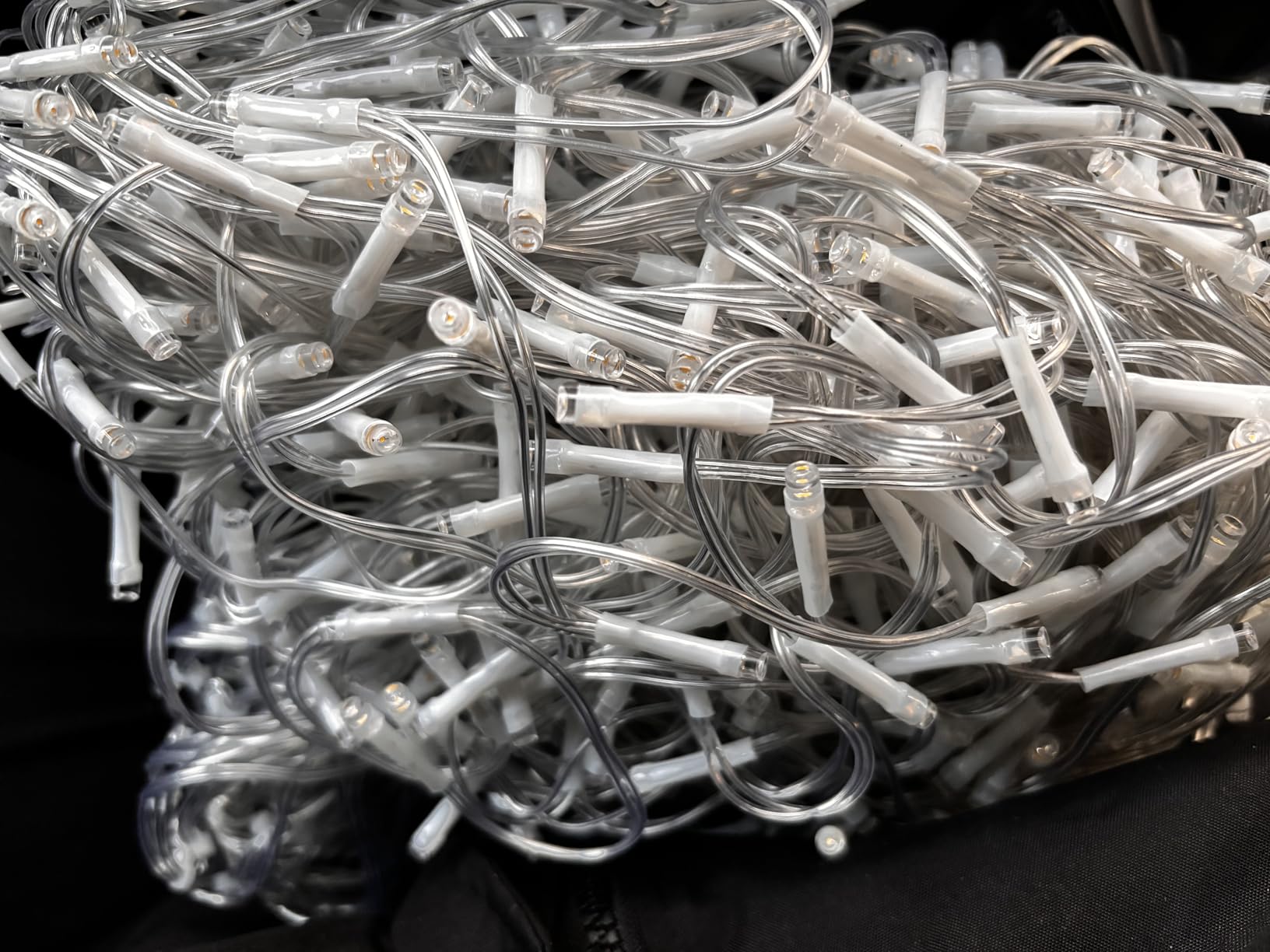 Icicle Lights for Outside Christmas Lights Outdoor 66ft 640 LEDs Warm White customer photo 1