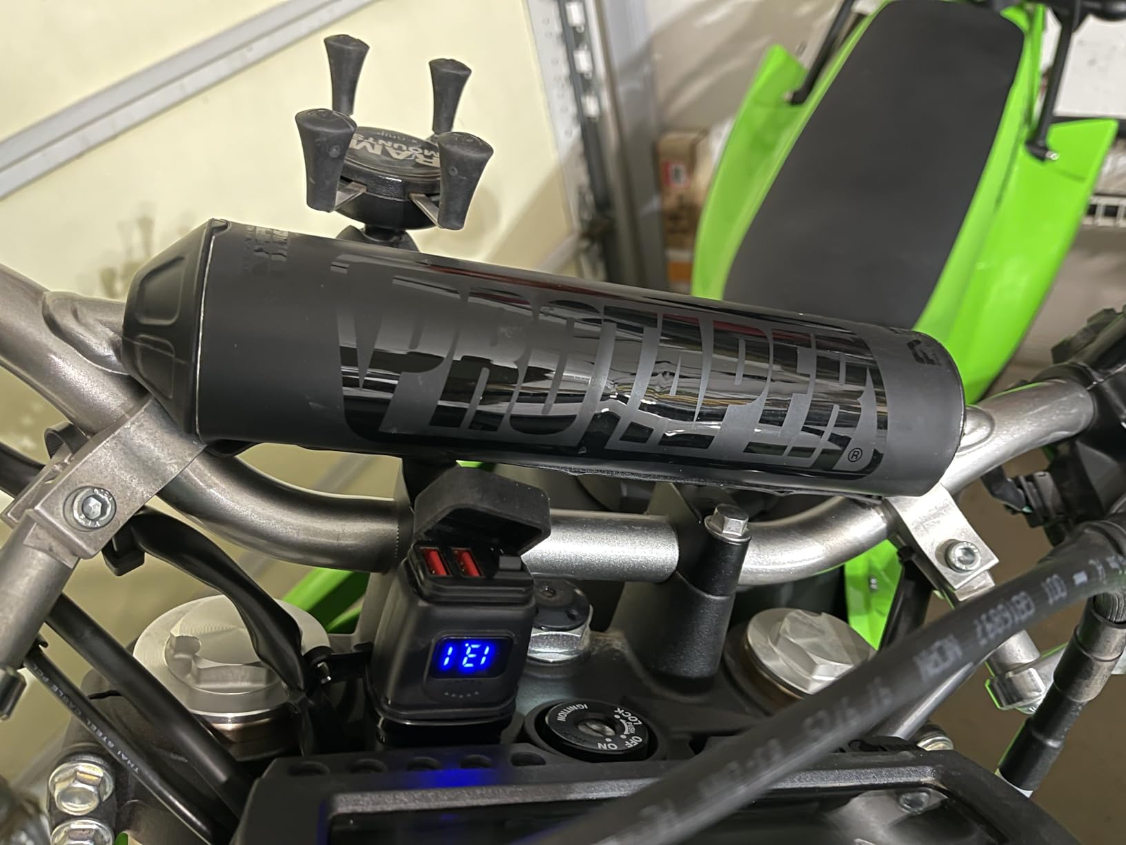 EXTRACTME Motorcycle USB Charger, 6.8A Quick Charge 3.0 Dual USB Motorcycle Phone Charger with Voltmeter & ON/Off Switch, Waterproof Quick Disconnect SAE to USB Adapter for Phone, Tablet, GPS customer photo 1