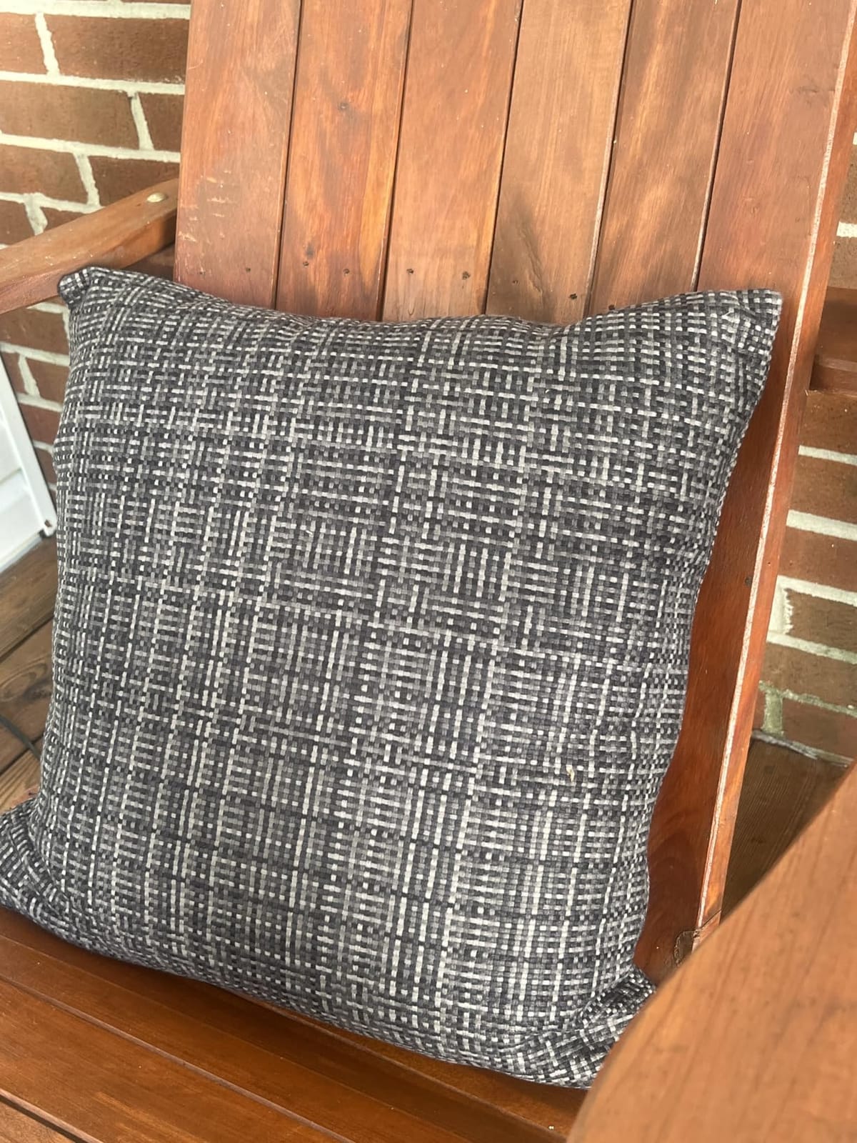 Kevin Textile Outdoor Waterproof 18x18 Inch Pillow Covers 2 Pack, Orange customer photo 2