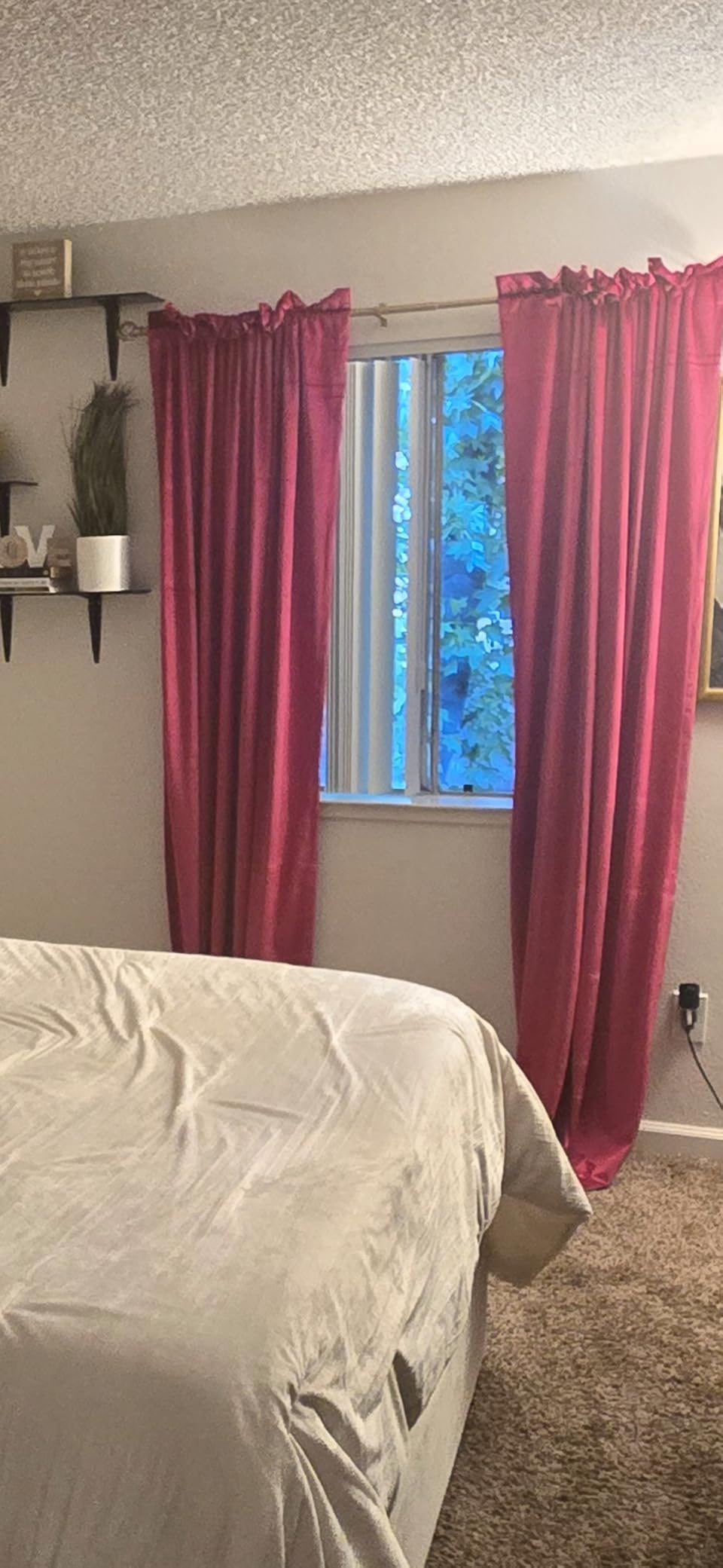 PRIMROSE Gold Velvet Curtains 96 inches Long: Living Room Luxury Room Darkening Curtain - Elegant Bedroom Thermal Insulated Modern Heavy Thick Soft Soundproof Rod Pocket Window Drapes Set of 2 Panels customer photo 1