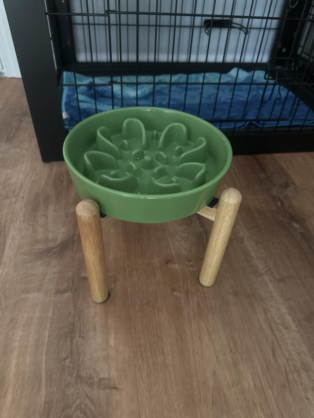 LE TAUCI Dog Bowls Slow Feeder Ceramic, 1.5 Cup Slow Feeding Bowl for Small and Medium Breed, Puzzle Dog Food Bowl for Fast Eater, Maze Purple customer photo 1