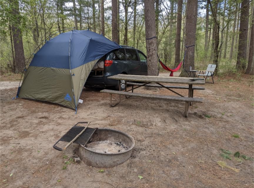 Kelty Sideroads Awning Shelter for Car Camping, Tailgating, and Summer Beach Trips, Protection from Elements and UV, Universal Mount, Sturdy Steel Frame, Easy Setup customer photo 2