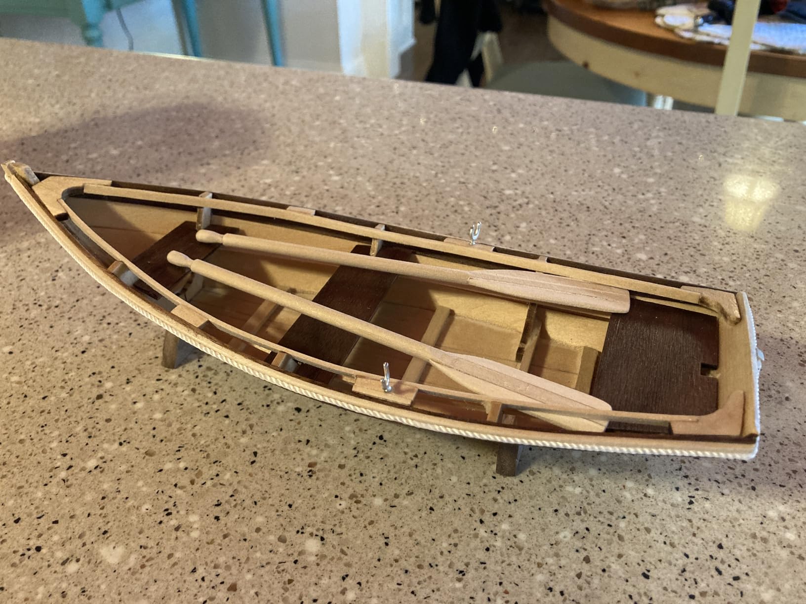 Midwest Dinghy Wooden Ship Model Building Kit for Adults DIY Woodcraft Self Assembly customer photo 2