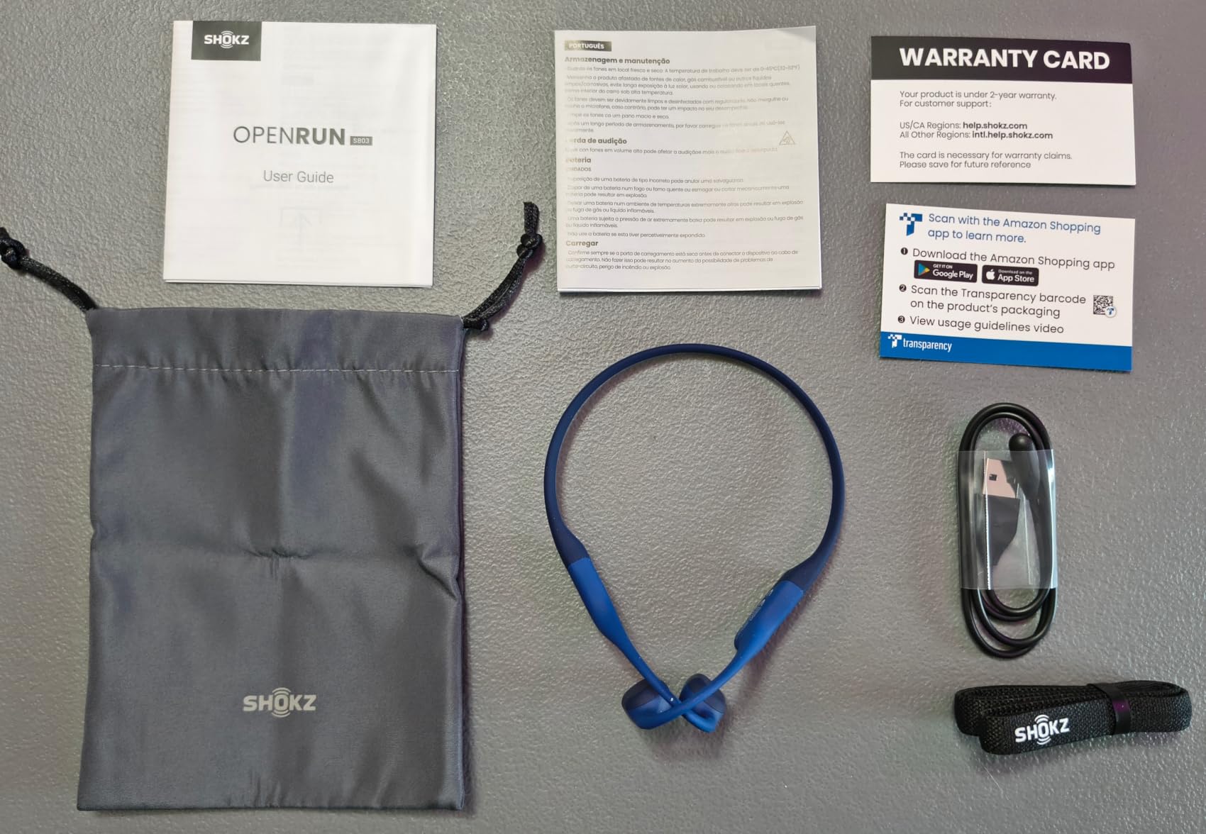 SHOKZ OpenRun (AfterShokz Aeropex) - Open-Ear Bluetooth Bone Conduction Sport Headphones - Sweat Resistant Wireless Earphones for Workouts and Running - Built-in Mic, with Headband customer photo 1